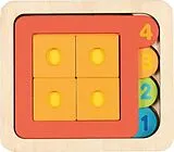 Schichtenpuzzle Zahlen und geometrische Formen Spiel