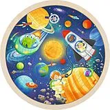 Einlegepuzzle Weltall Spiel