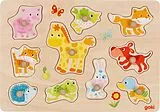Steckpuzzle Tierkinder Spiel