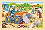 Einlegepuzzle Baustelle Spiel