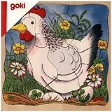Schichtenpuzzle Das Huhn Spiel