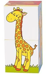 Würfelpuzzle Tiere Spiel