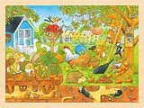 Unser Garten über und unter der Erde (Kinderpuzzle) Spiel
