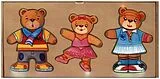 Anziehpuppenpuzzle Bärenfamilie, goki basic. Spiel