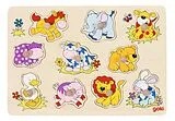 Steckpuzzle Tierkinder II Spiel