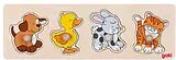 Hund, Ente, ... Steckpuzzle Spiel