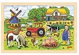 Einlegepuzzle Müllers Farm Spiel