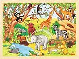 Einlegepuzzle Afrika Spiel