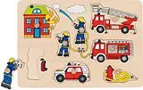 Steckpuzzle Feuerwehr Spiel