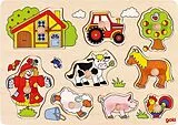Steckpuzzle Bauernhof Spiel