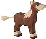 Fohlen stehend, dunkelbraun Spiel