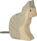 Katze sitzend Spiel
