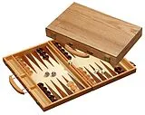 Philos 1110 - Backgammon Koffer Kreta, medium Spiel