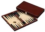 Backgammon Naxos, klein Spiel