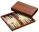 Philos 1133 - Backgammon Andros, medium, Magnetverschluss Spiel