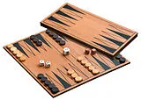 Philos 1138 - Backgammon-Set, klappbares Spielbrett, Reisespiel Spiel