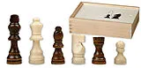 Philos 2017 - Schachfiguren Otto I, Königshöhe 76 mm, in Holzbox Spiel