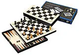 Reise-Schach-Backgammon-Dame-Set Spiel