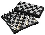 Schachassette, Kunststoff, Feld 28 mm Spiel