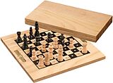 Philos 2742 - Schach, mini, Reisespiel, klappbar, Feld 19 mm Spiel