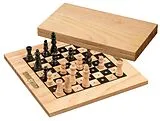 Philos 2742 - Schach, mini, Reisespiel, klappbar, Feld 19 mm Spiel