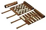 Philos 2801 - Reise-Schach-Backgammon-Dame-Set Spiel