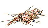 Mikado, Bambus, in Pappröhre Spiel
