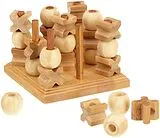 Philos 3266 - Tic Tac Toe, 3D Bambus Spiel