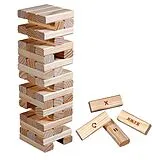 Philos 3278 - Action Tower, Holz, Wackelturm, Stapelspiel Spiel