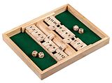 Philos 3282 - Shut The Box, 12er, 2er Variante, Holz, Würfelspiel Spiel
