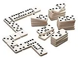 Philos 3622 - Domino, Doppel 6, 28 x Domino Spielsteine Spiel