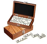 Philos 3625 - Domino, Doppel 6 - in Holzkasten Spiel