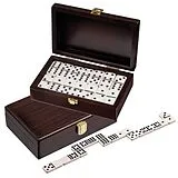 Domino - Doppel 9 - Walnussoptik ** Spiel