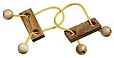 Philos 6103 - Doppel Puzzle, Seilpuzzle Spiel