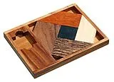 Philos 6178 - Magic Square 2, Legespiel mit 5 Puzzleteile Spiel