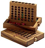 Philos 6302 - Viererreihe aus Samena-Holz Spiel