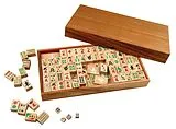 Mah Jongg, mit arabischen Zahlen Spiel
