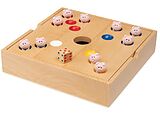 Philos 6342 - Schweinchen in der Grube, Holzbox, Buche, Würfelspiel Spiel