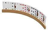 Spielkartenhalter, aus Holz, 50 cm Spiel