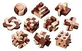 Philos 6922 - Holzpuzzle-Sortiment, mit 10 unterschiedlichen Knobelspielen Spiel