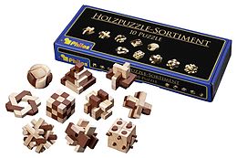 Philos 6922 - Holzpuzzle-Sortiment, mit 10 unterschiedlichen Knobelspielen Spiel