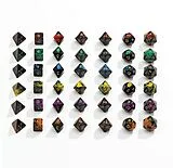 Philos 7793 - Würfel, oblivion, gelb, 7er Beutel Spiel