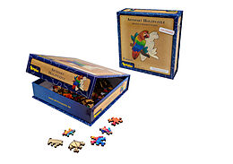 Artefakt Holzpuzzle 2 in 1 Papagei Spiel