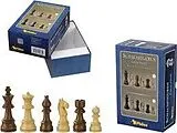 Philos 20811 - Schachfiguren Jovinus, Holz, Königshöhe 76 mm, in Set-Up Box Spiel