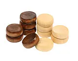 Philos 33111-E - Ersatz Spielsteine für Crokinole (3311), Holz Spiel