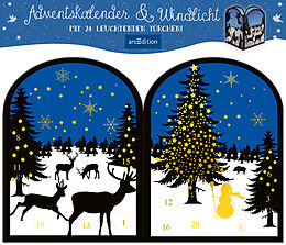Kalender Teelichthäuschen Winternacht von 
