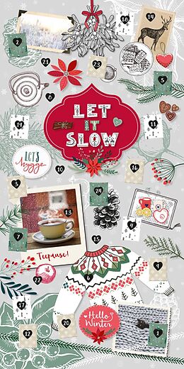 Kalender (Kal) Let it slow - Ein hyggeliger Adventskalender für entspannte Momente in der Vorweihnachtszeit von 
