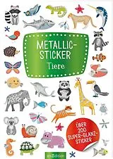 Geheftet Metallic-Sticker Tiere von