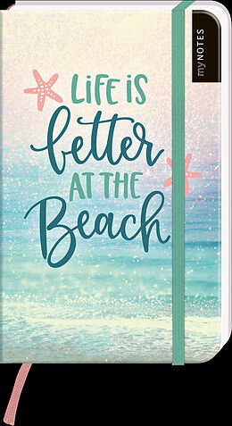 Blankobuch geb myNOTES Notizbuch A6: Life is better at the beach von 