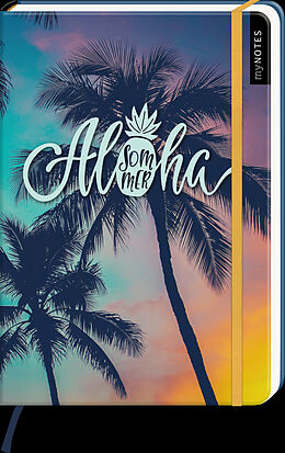 Kartonierter Einband myNOTES Notizbuch A5: Aloha Sommer von 